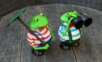 Frosch Set Gartenfiguren
