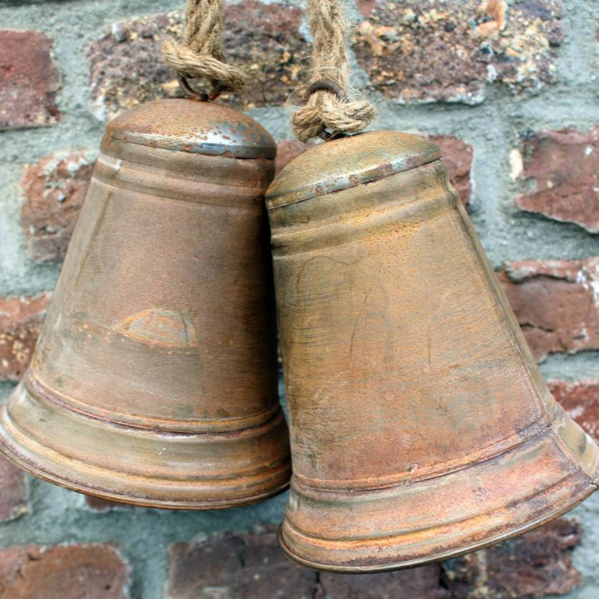Deko Glocke Rost zum Aufhängen 20 cm
