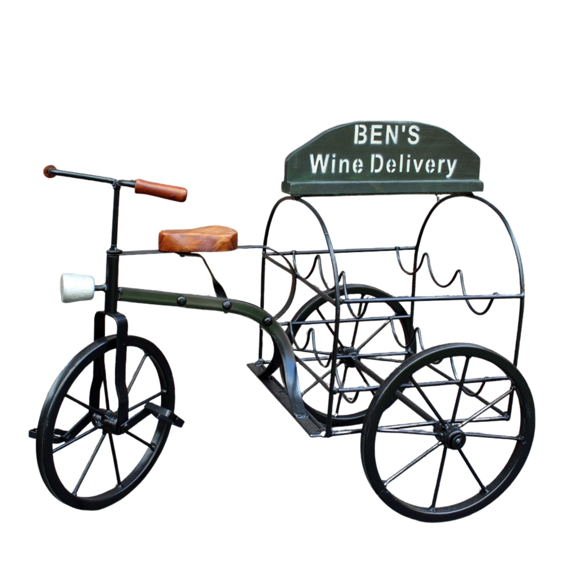 Nostalgie Weinhalter Fahrrad Weinlagerung