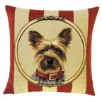 Gobelin Kissen Yorkshire Terrier Sofakissen incl Füllung