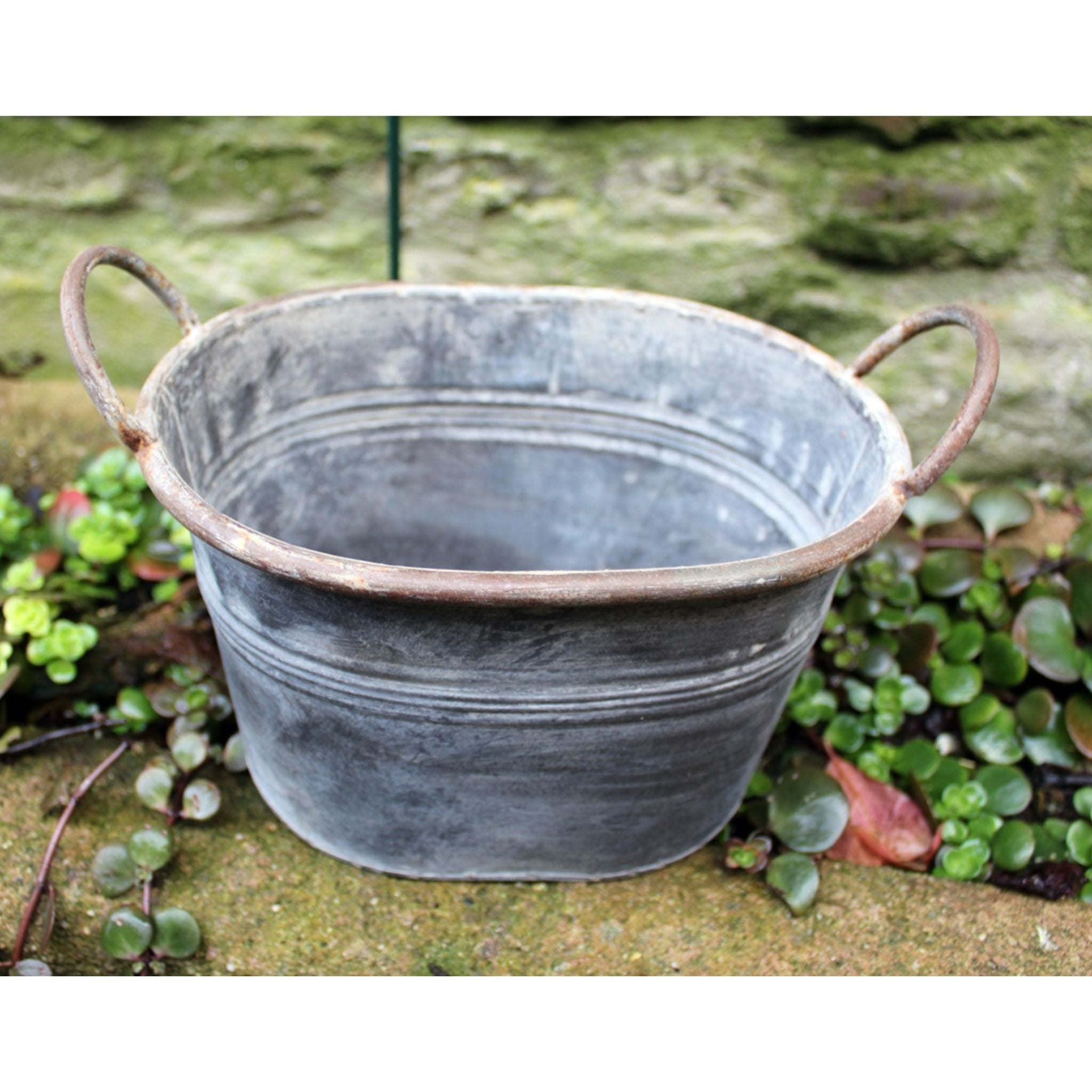 Pflanzschale Zink L22cm