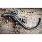 Gartenfigur Eidechse Gusseisen L24cm