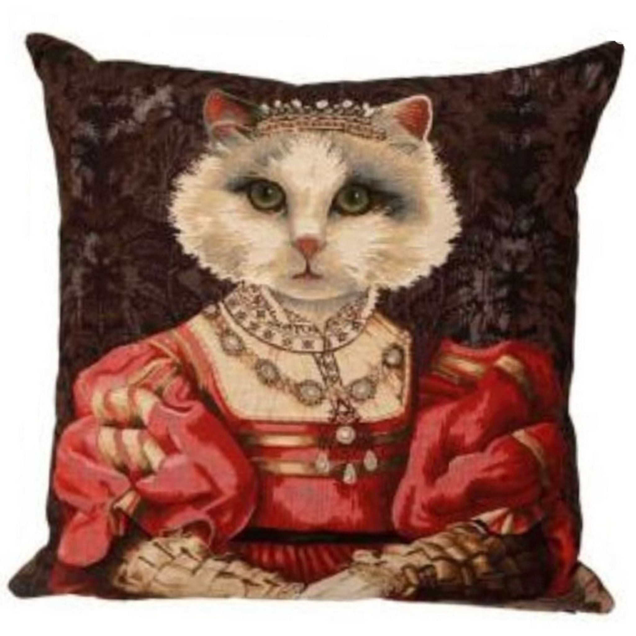 Gobelin Kissen Katzen Portrait III 45x45cm