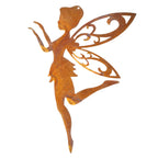 Gartenfigur Elfe tanzend Edelrost