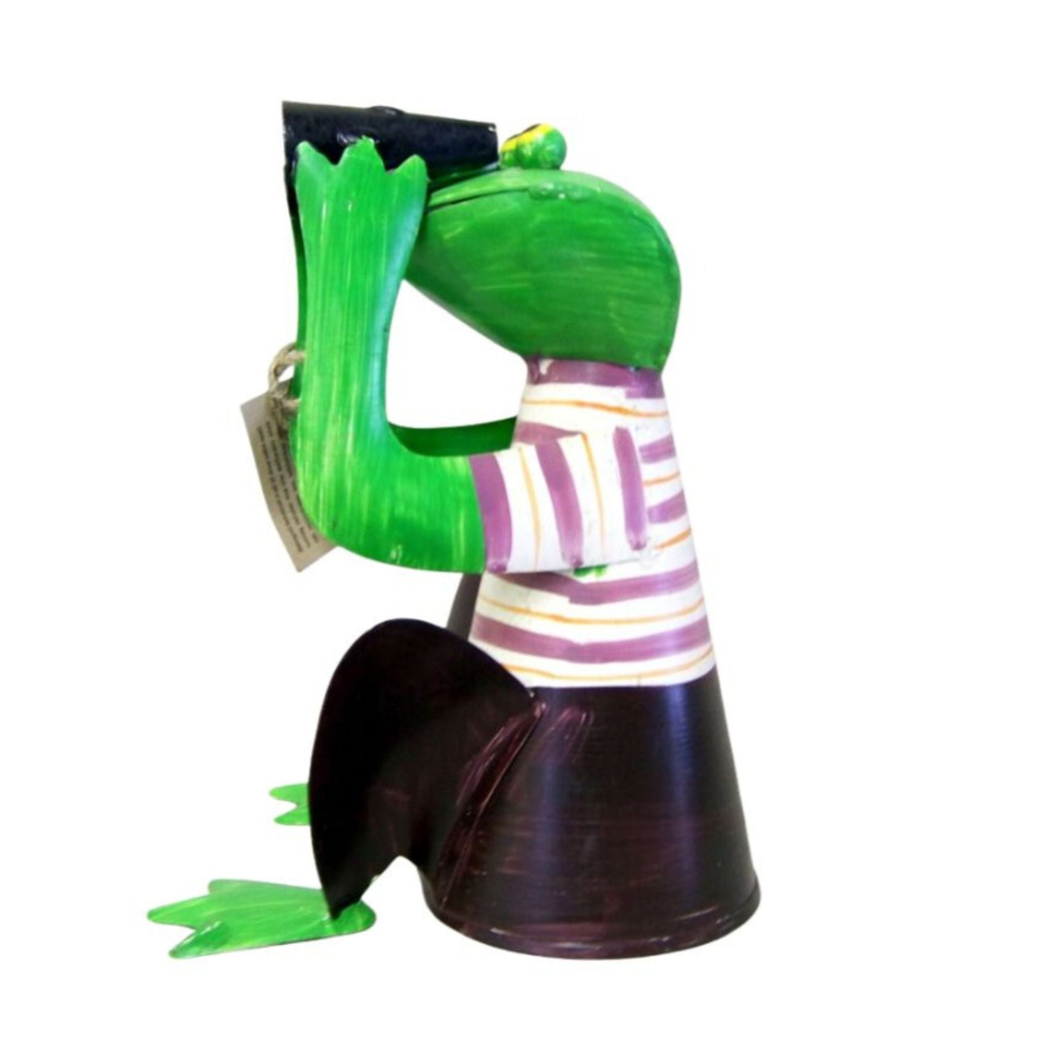 Zaunhocker  Frosch mit Fernglas