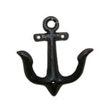 Wandhaken Anker antikschwarz Garderobe maritim H11cm