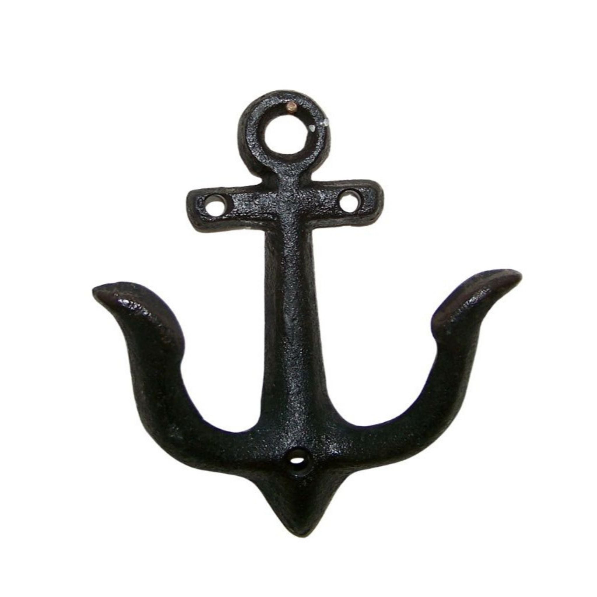 Wandhaken Anker antikschwarz Garderobe maritim H11cm
