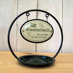 Stammtisch-Ständer Emaille m. Ascher
