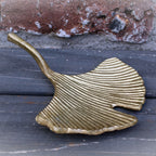 Schale Gingko Blatt gold