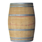 Weinfass 225 ltr. natur, Eichenfass, Holzfass, Regentonne, Pflanzgefäss