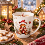 Porzellan Tasse Teddybär Weihnachten 0,4 L