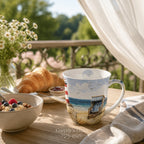 Porzellan Tasse Beach Walk Maritimer Stil 0,4L