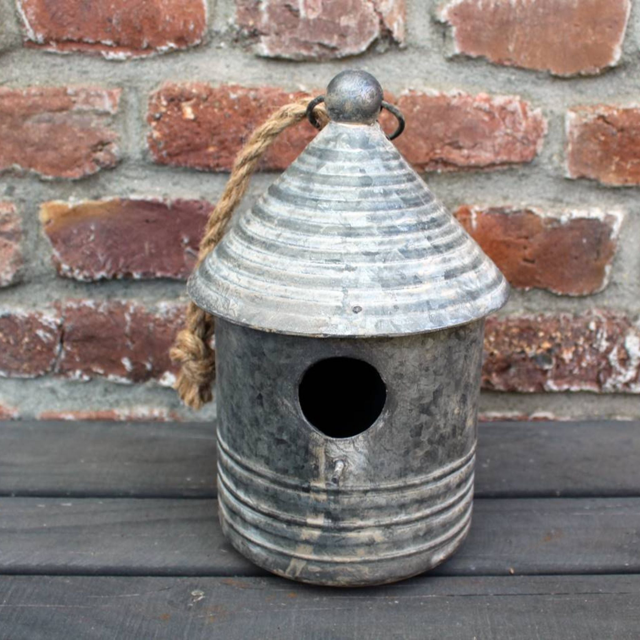 Zink Vogelhaus rund II