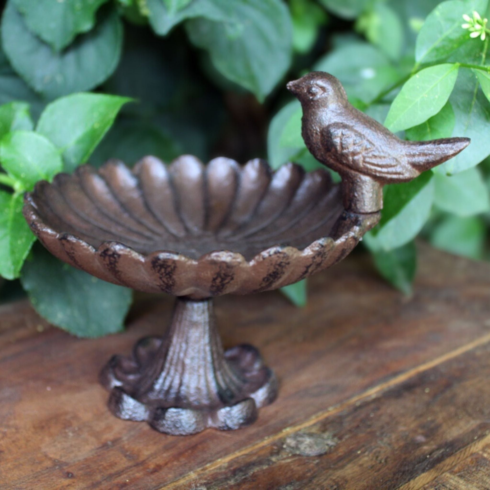 Nostalgie Vogeltränke auf Fuß