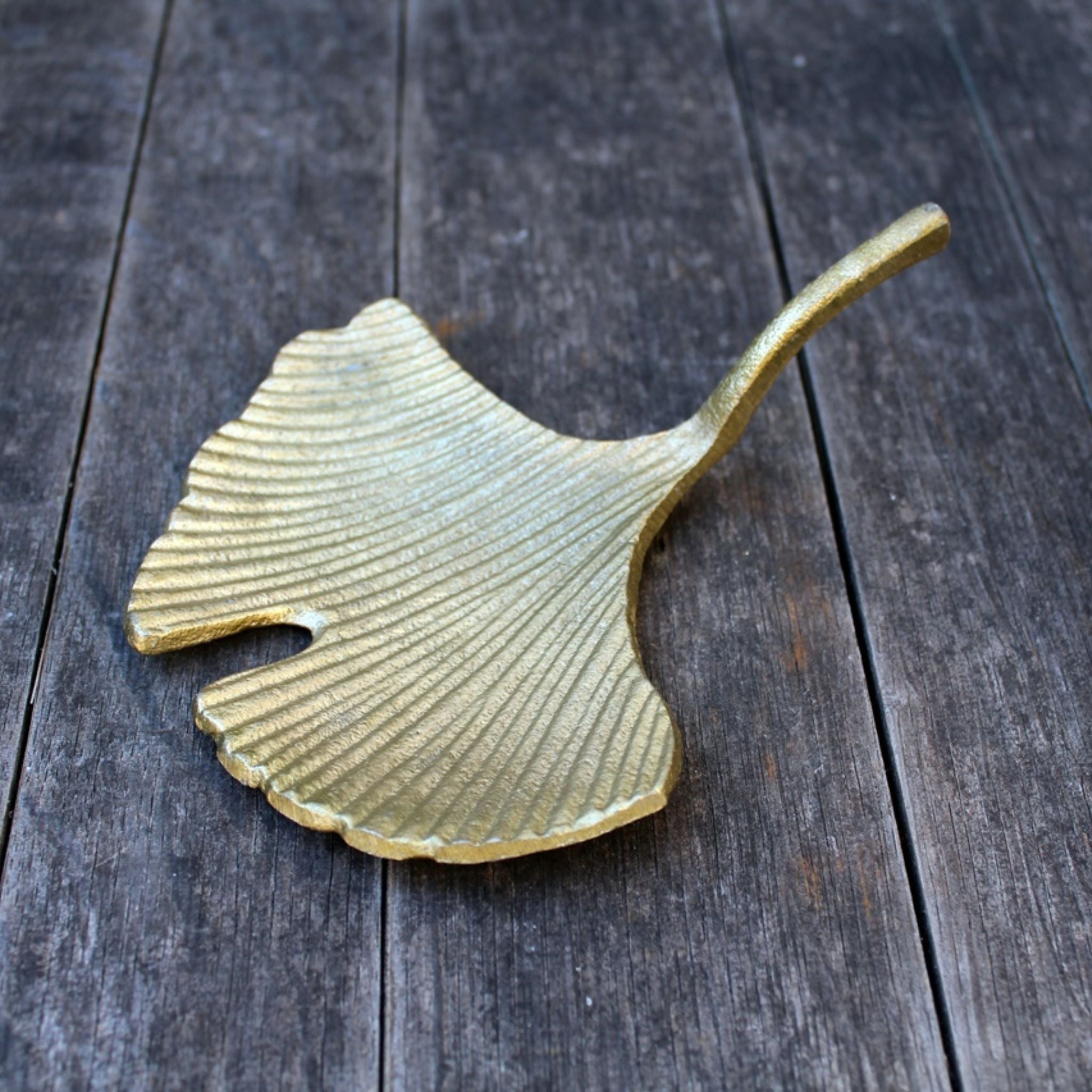 Schale Gingko Blatt gold