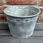 Blumenkübel Zink D24,5cm