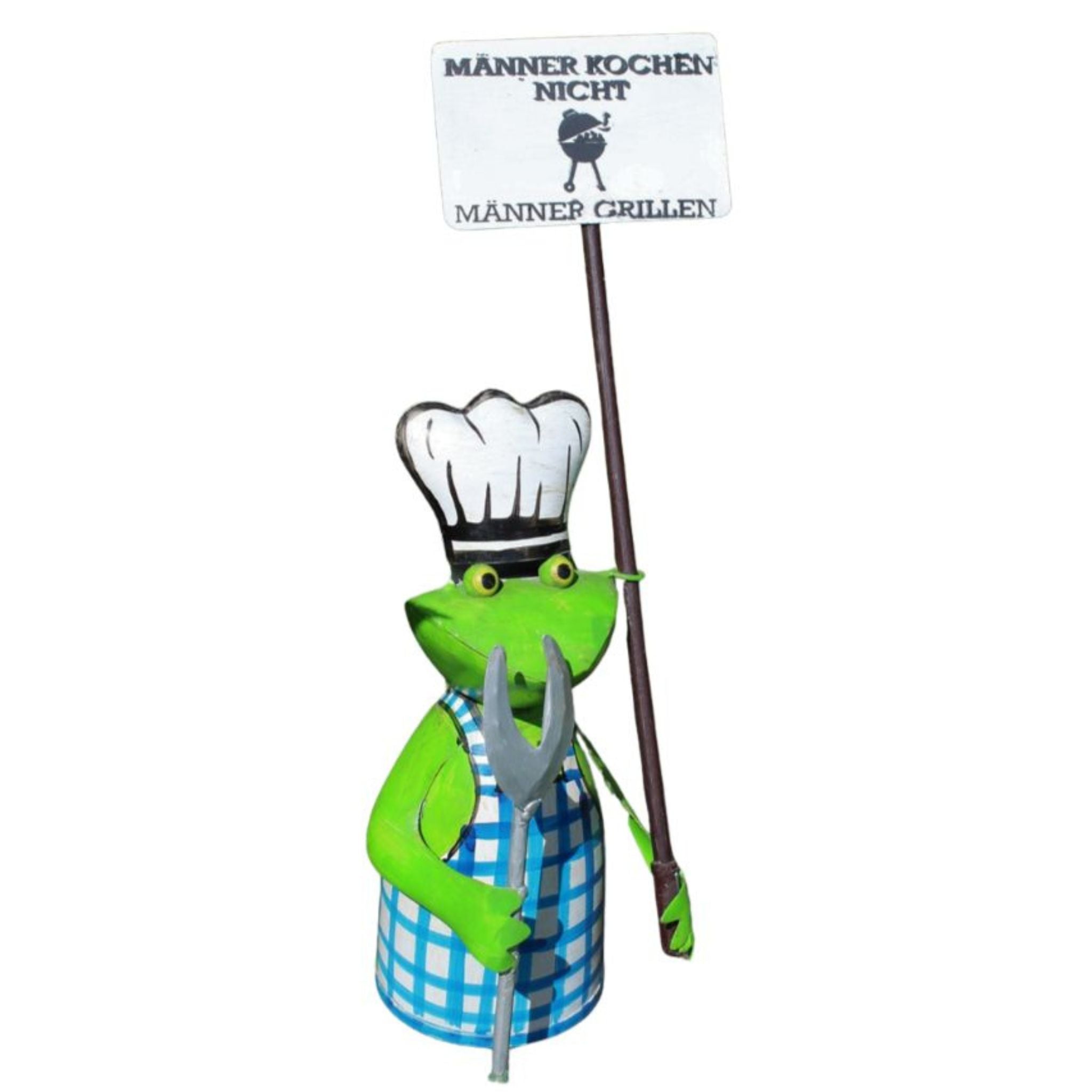 Zaunhocker Frosch Männer grillen