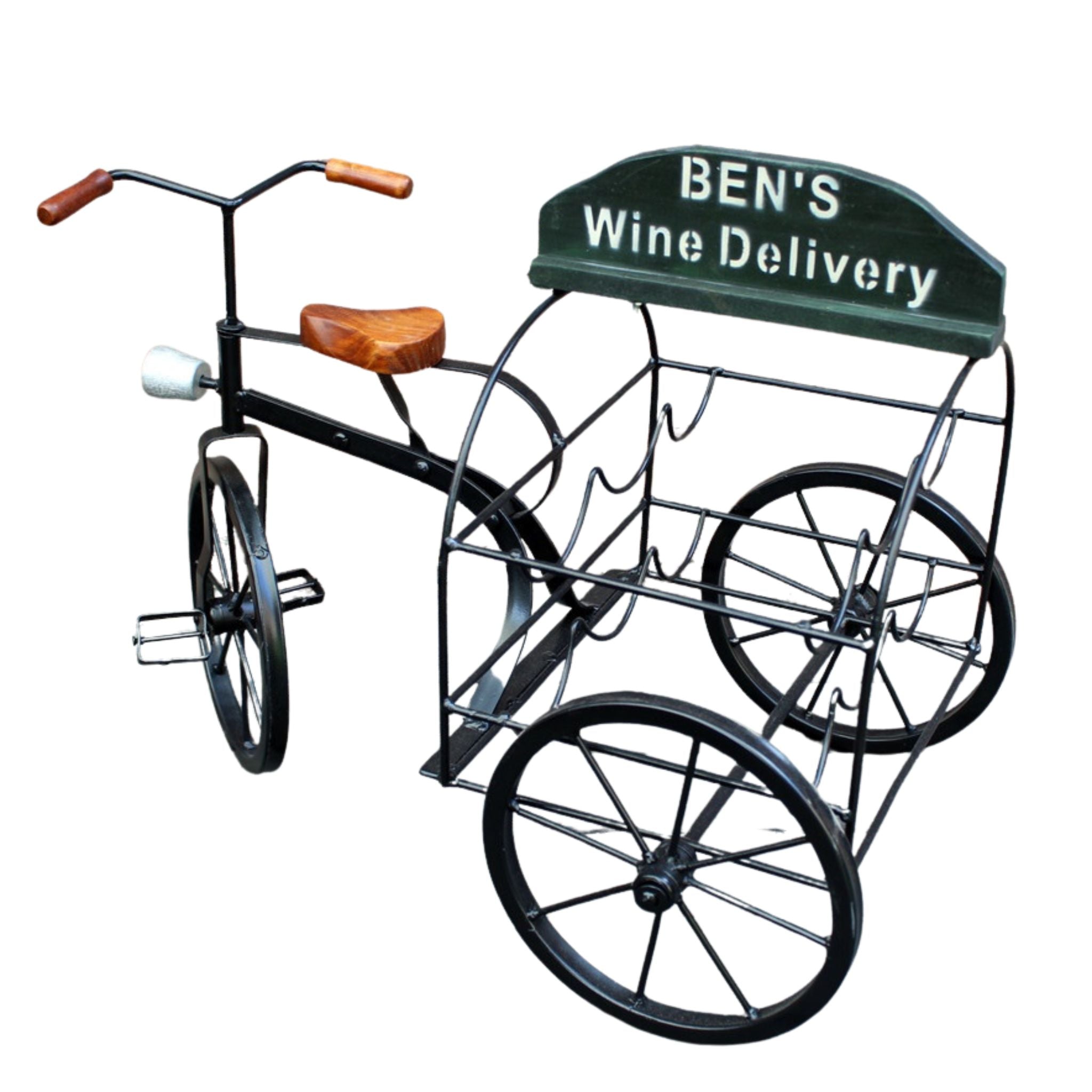 Nostalgie Weinhalter Fahrrad Weinlagerung