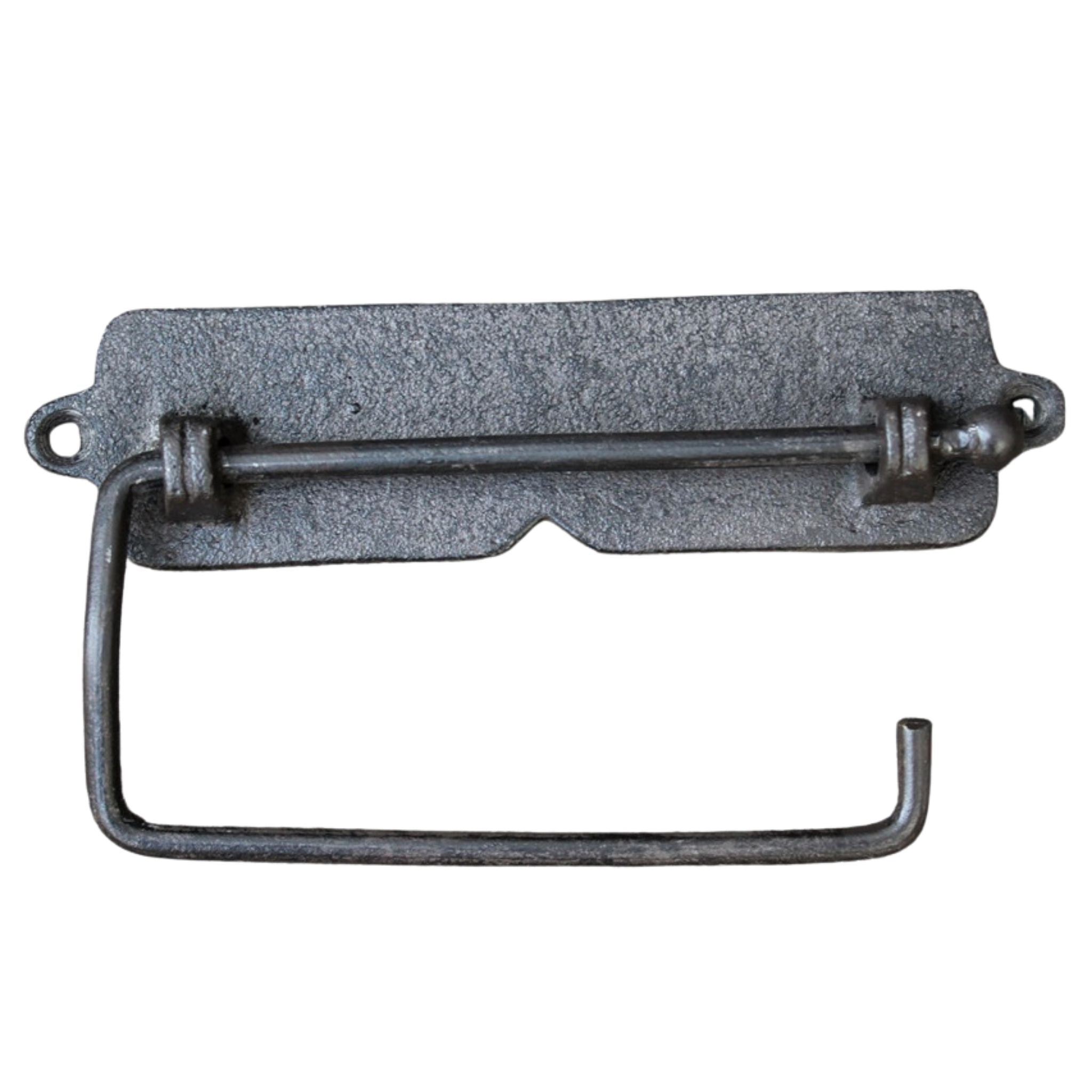 Toilettenpapierhalter antikbraun Gusseisen Landhausstil