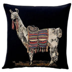 Gobelin Kissen Lama Zierkissen Ethno Oriental