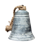 Zinkglocke Dekoglocke mit Seil zum Aufhängen 20 cm
