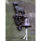 Türglocke Hund Gusseisen Nostalgie-Stil Antikbraun