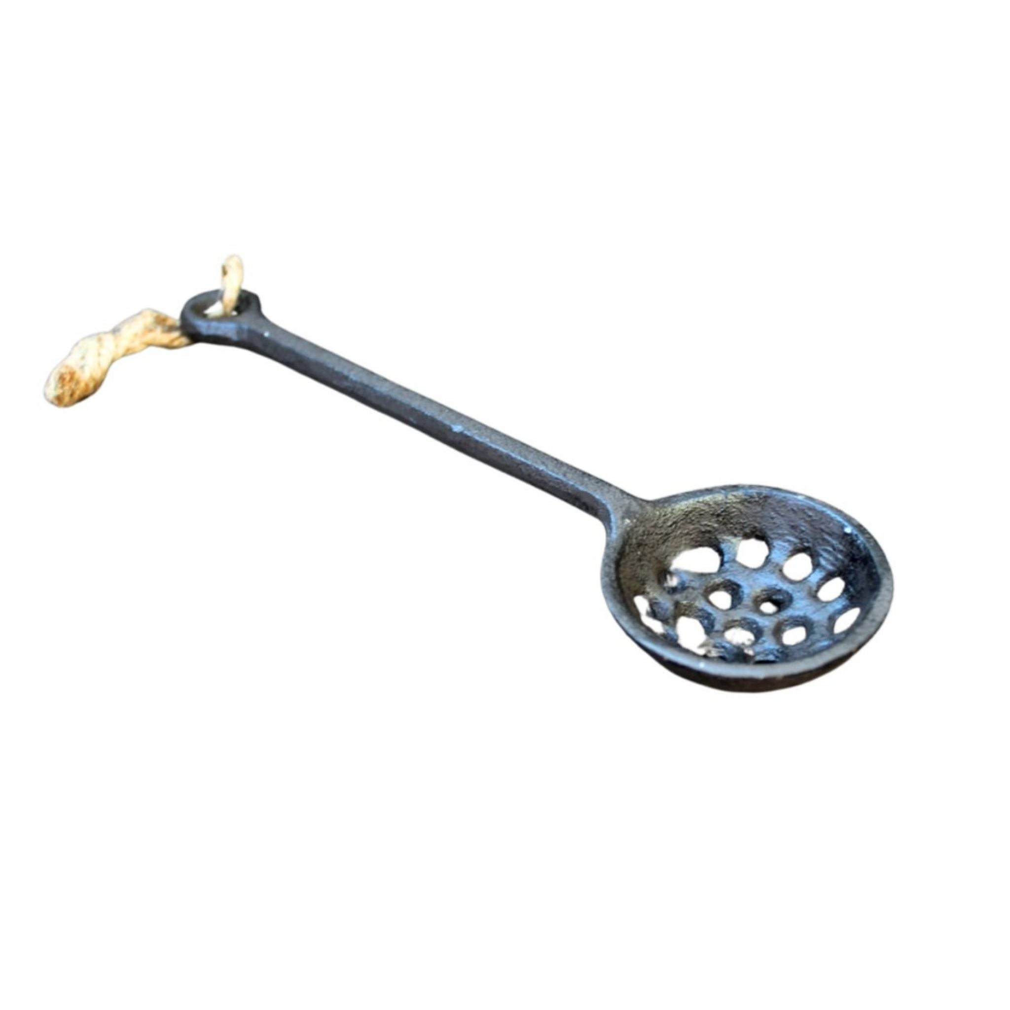 Nostalgie Schaumlöffel Gusseisen H22cm Gartendeko