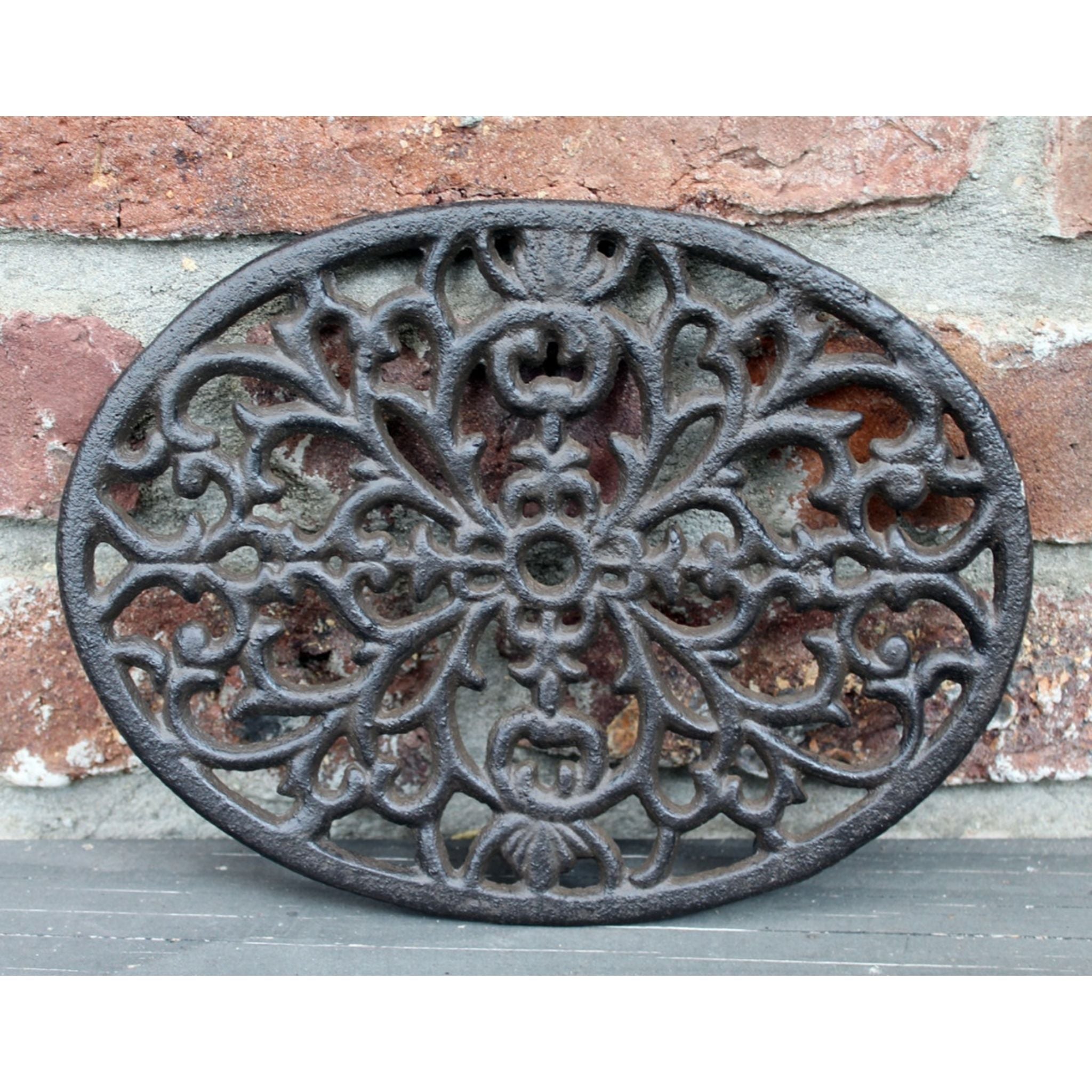 Untersetzer Nostalgie oval Gusseisen L24cm