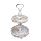 Vintage Etagere H50cm rustikal Used-Look Tischdeko