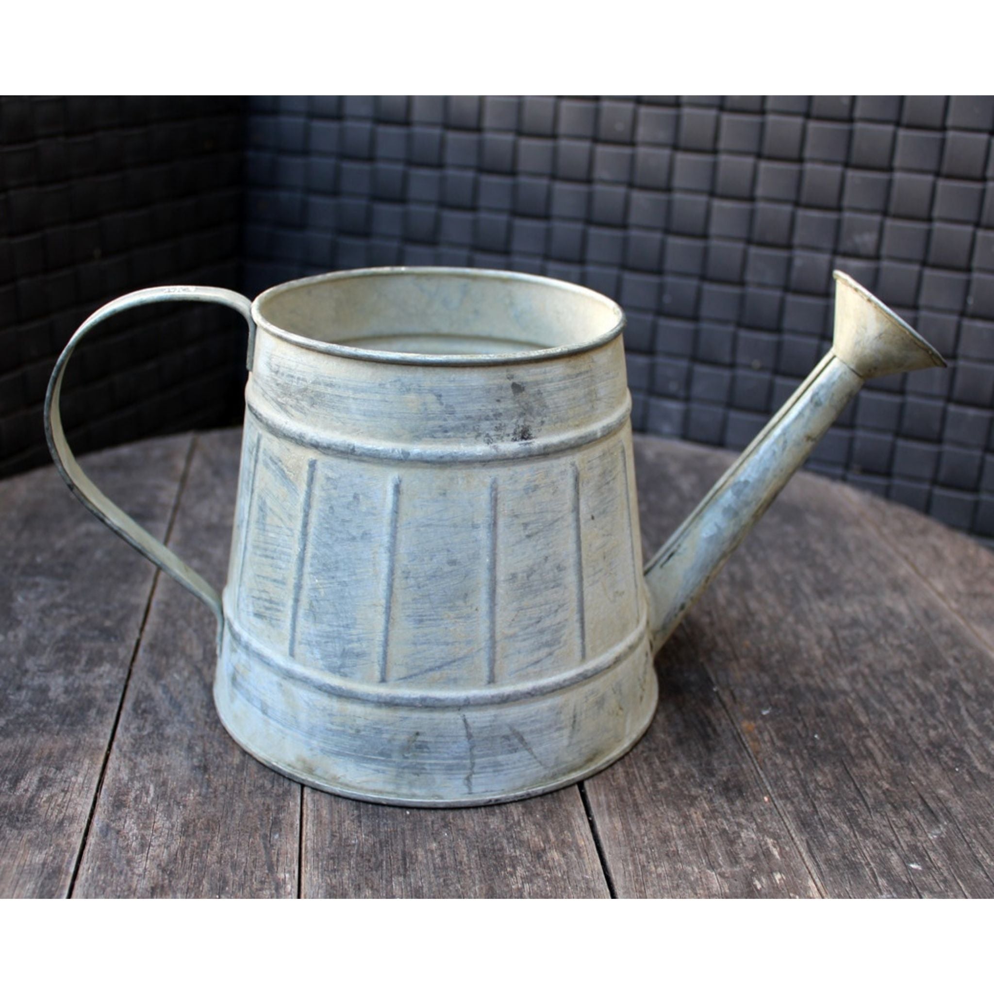 Shabby Deko Gießkanne Zink L29cm