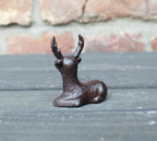 Dekofigur Mini Hirsch Gusseisen