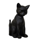 Dekofigur Katze Sitzend Vintage Look 21cm