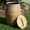 Weinfass 225 ltr. natur m. Deckel