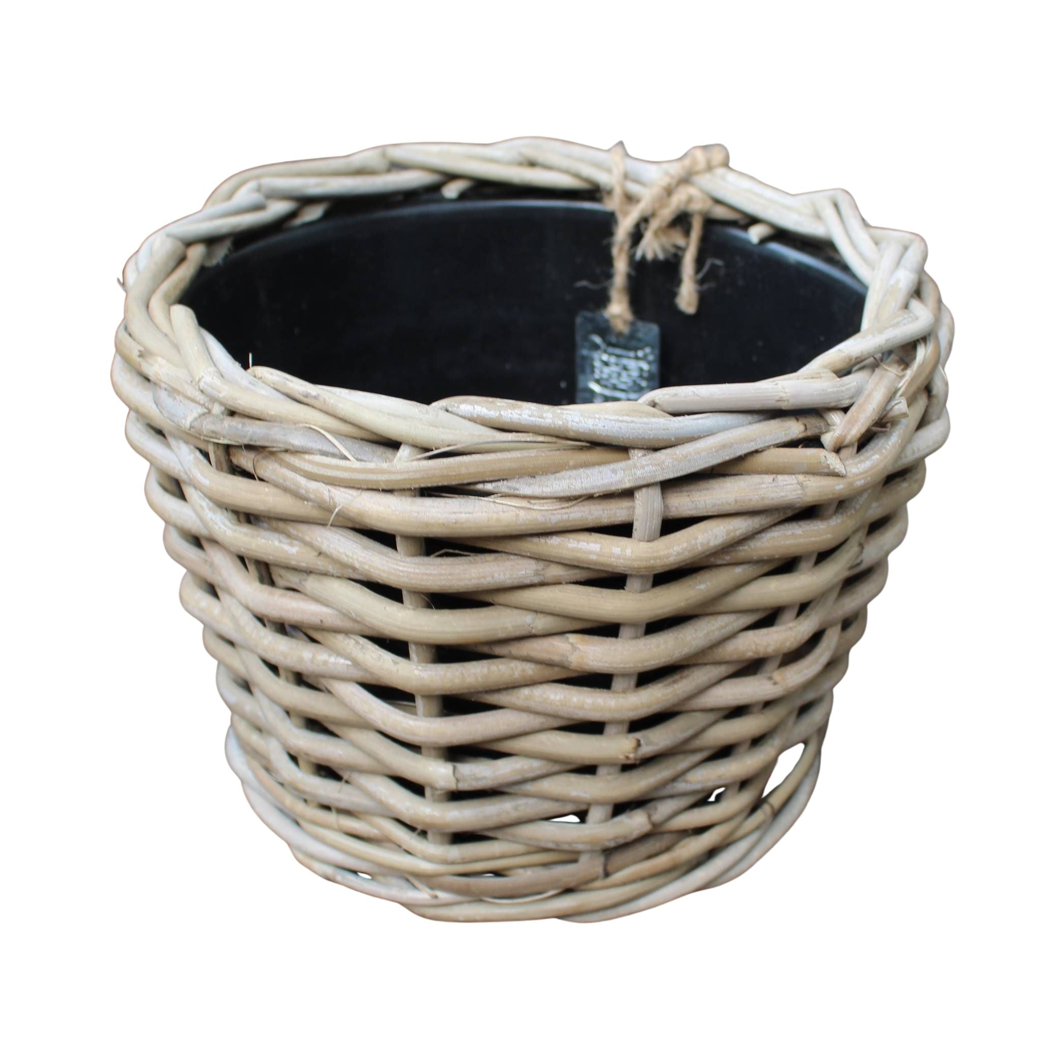 Drypot Pflanzkorb Rattan Landhausstil D24