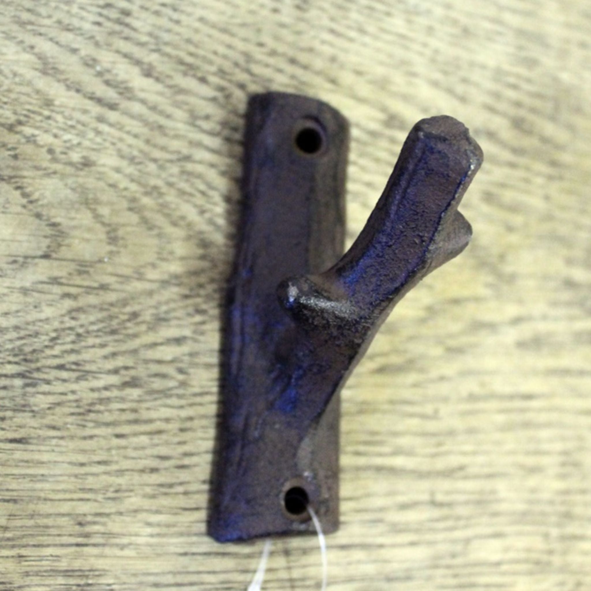 Wandhaken Ast antikbraun