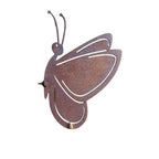 Gartenfigur Schmetterling Edelrost