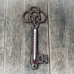 Garten Thermometer Schlüssel Gusseisen Landhausstil H21cm