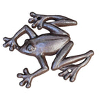 Gartenfigur Frosch Wanddeko Gusseisen