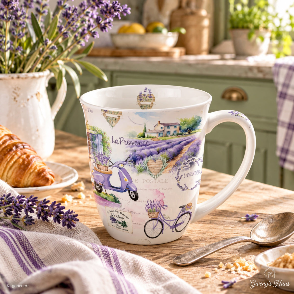 Porzellan Tasse La Provence Landhaus 0,4L