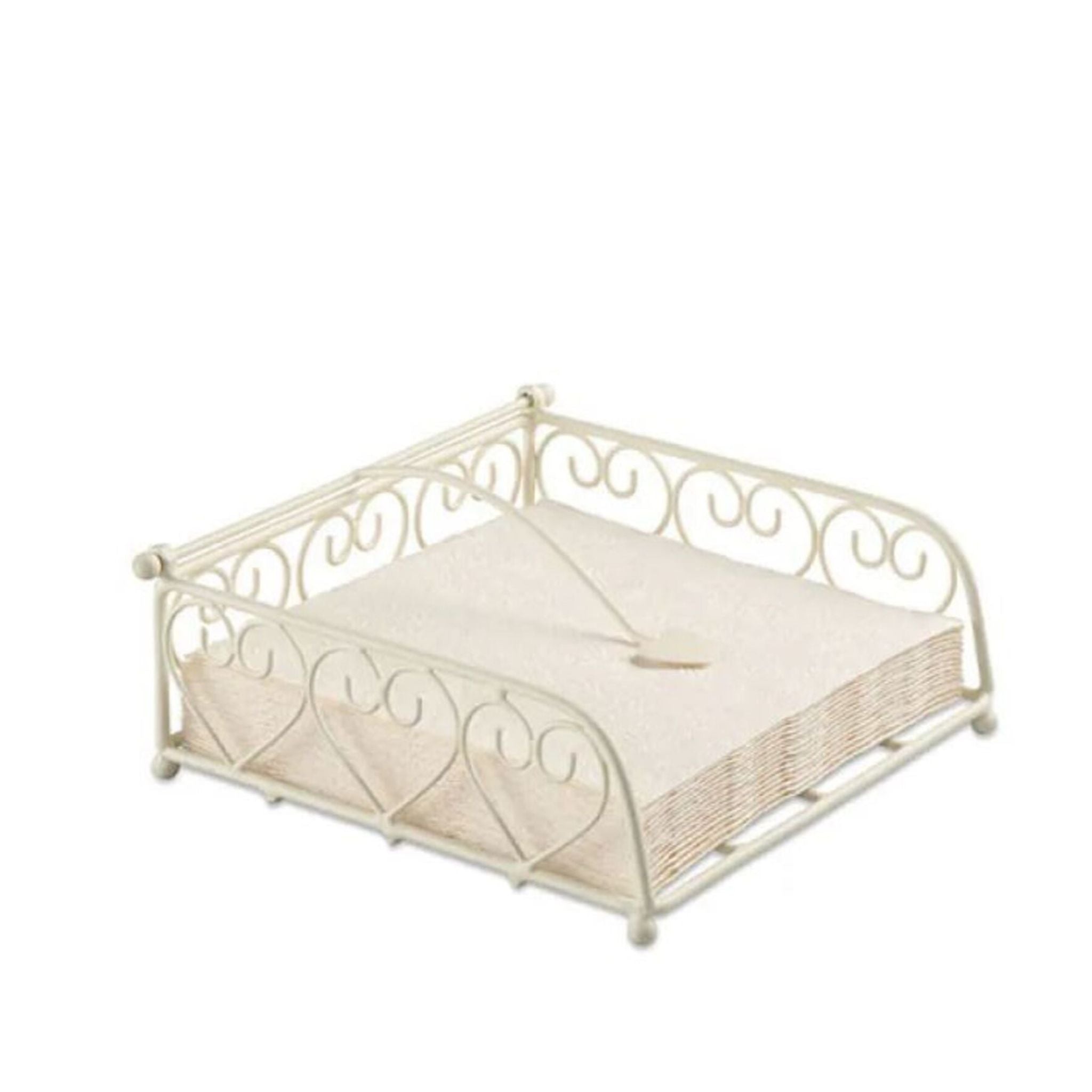 Serviettenhalter Metall Shabby Chic 18cm