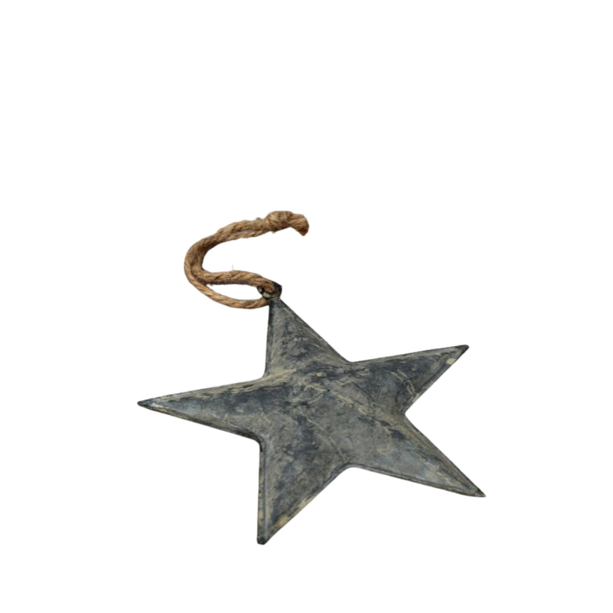 Zinkstern Shabby Chic zum Aufhängen 15 cm