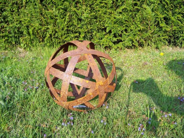 Gartendeko Rost Kugel