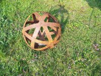 Gartendeko Rost Kugel