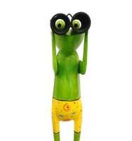 Gartenfigur Frosch Spanner H 52 cm