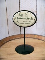 Tischständer Stammtisch Emaille