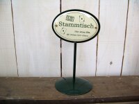 Tischständer Stammtisch Emaille