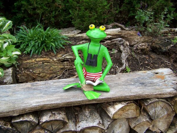 Gartenfigur Frosch Otto