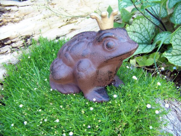 Froschkönig Türstopper Gusseisen