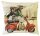 Gobelin Kissen Roller Hunde rot