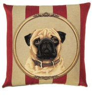 Gobelin Kissen Mops